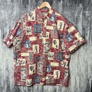 Reyn Spooner Vintage Hawaiian Shirt 2009 Mele Kalikimaka Limited Issue Sz 3XL